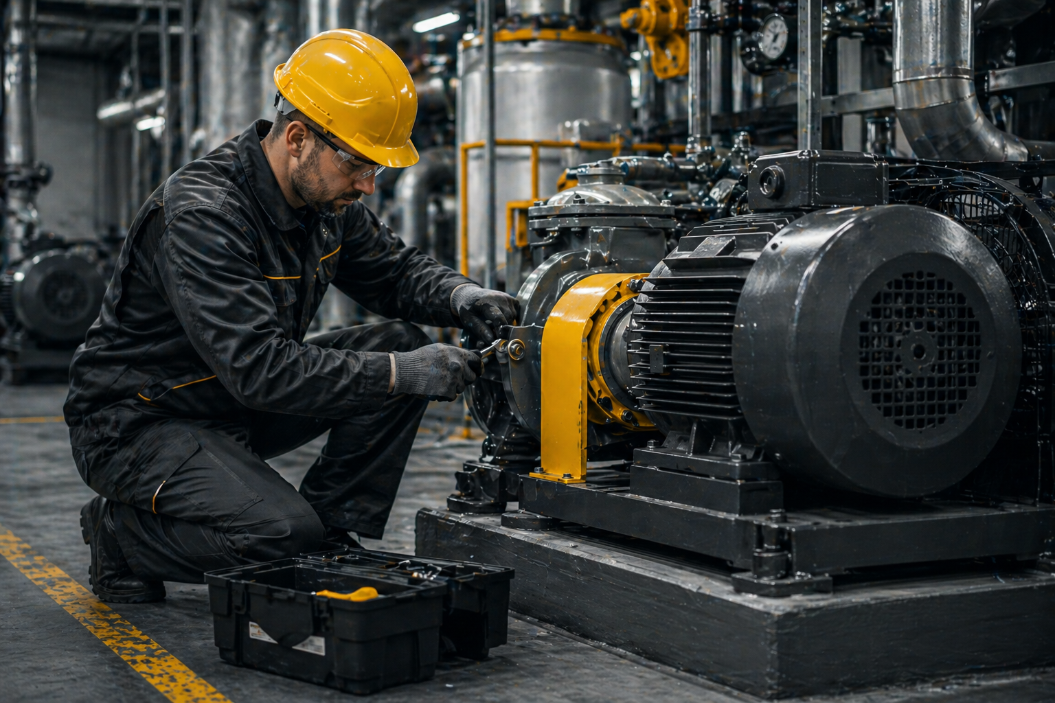 Плановое обслуживание производственной линии